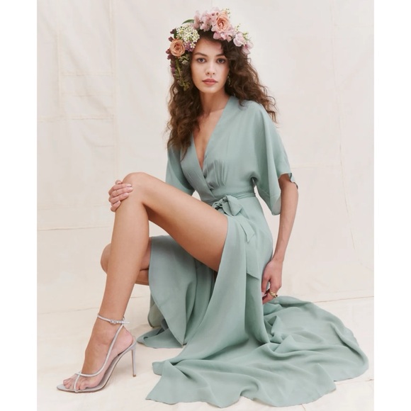 Reformation Dresses & Skirts - Reformation Winslow Dress in Celadon